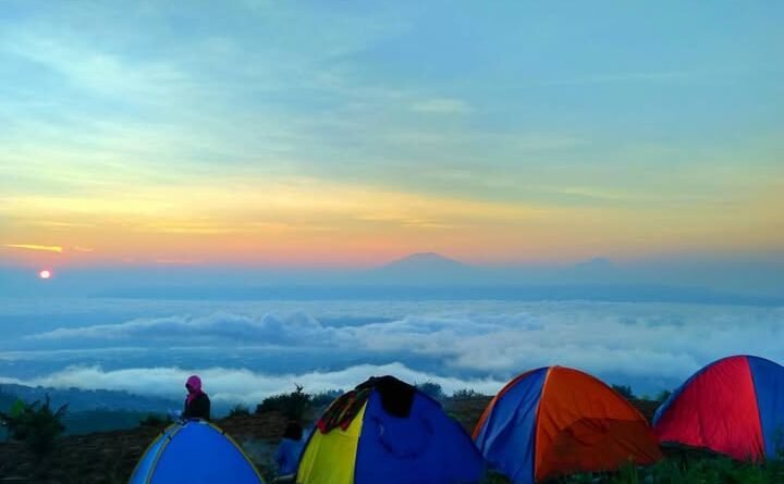Pemandangan Sunset di Desa Wisata Dampit