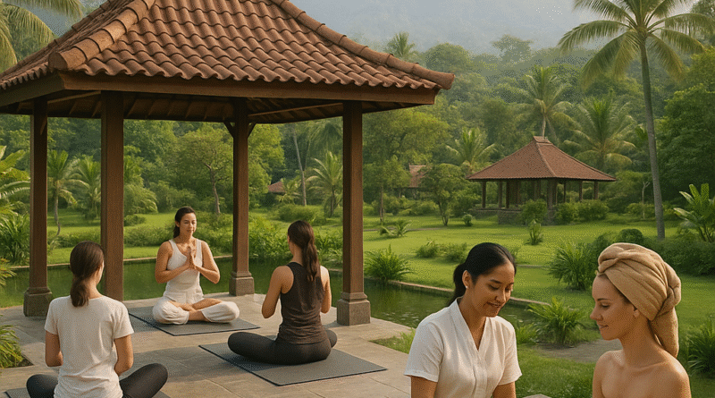 Wisata kesehatan di Magelang dengan yoga di tengah alam