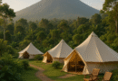 Glamping di Magelang dengan pemandangan alam yang memukau.