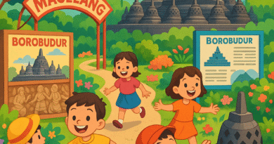 Wisata keluarga di Magelang dengan taman bermain edukatif